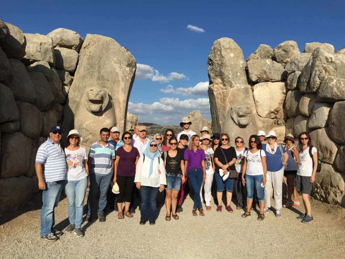 Ancient Hittite ruins at Hattusa, Turkey